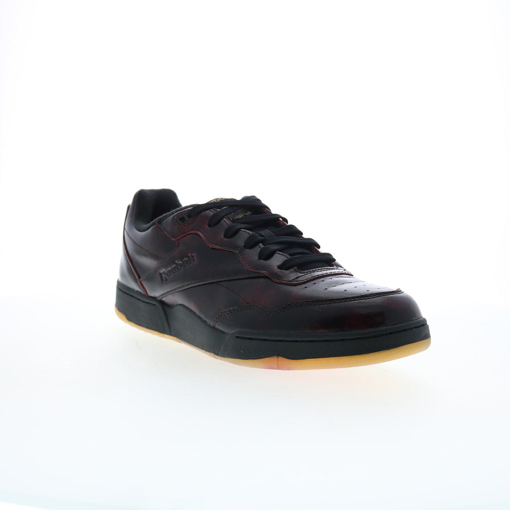 Reebok BB 4000 II Mens Red Leather Lace Up Lifestyle Sneakers Shoes ...