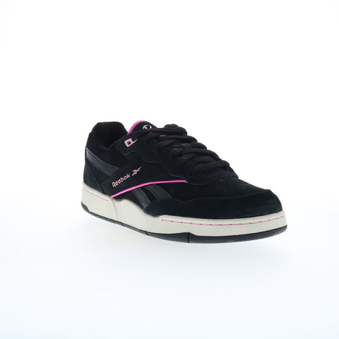 Reebok X Barbie BB 4000 II Womens Black Suede Lifestyle Sneakers Shoes