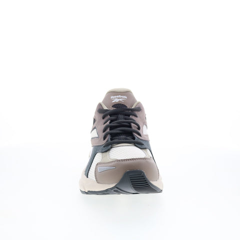 Reebok Road Prime Mens Beige Mesh Lace Up Lifestyle Sneakers Shoes