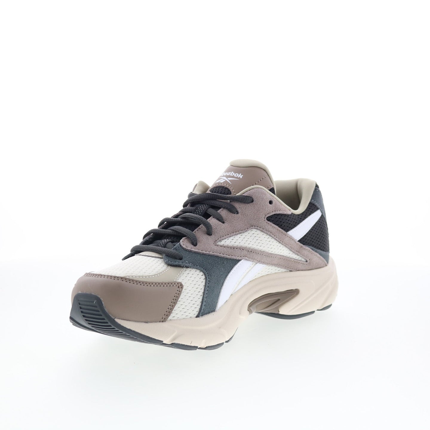Reebok Road Prime Mens Beige Mesh Lace Up Lifestyle Sneakers Shoes ...