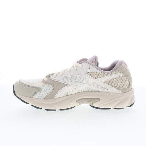Reebok Road Prime Mens Beige Mesh Lace Up Lifestyle Sneakers Shoes
