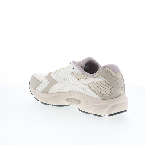 Reebok Road Prime Mens Beige Mesh Lace Up Lifestyle Sneakers Shoes