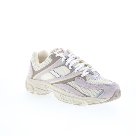 Reebok Premier Trinity Mens Beige Mesh Lace Up Lifestyle Sneakers Shoes