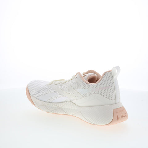 Reebok NFX Trainer Womens White Mesh Lace Up Athletic Cross Training Shoes