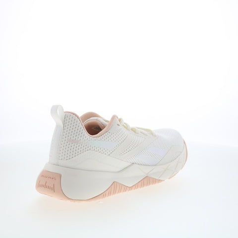 Reebok NFX Trainer Womens White Mesh Lace Up Athletic Cross Training Shoes