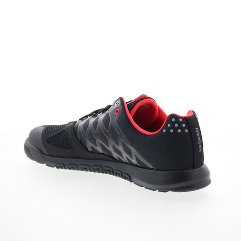 Reebok Nano 2.0 Mens Black Synthetic Lace Up Athletic Cross Training Shoes