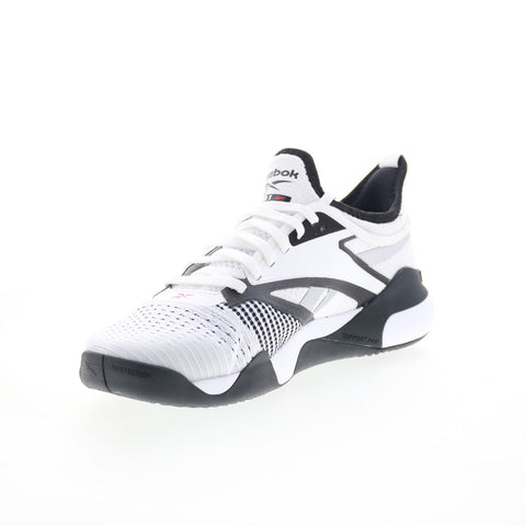 Reebok Nano Court Mens White Mesh Lace Up Athletic Tennis Shoes