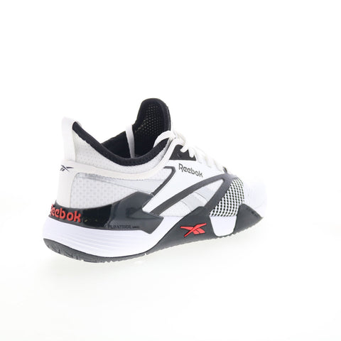 Reebok Nano Court Mens White Mesh Lace Up Athletic Tennis Shoes