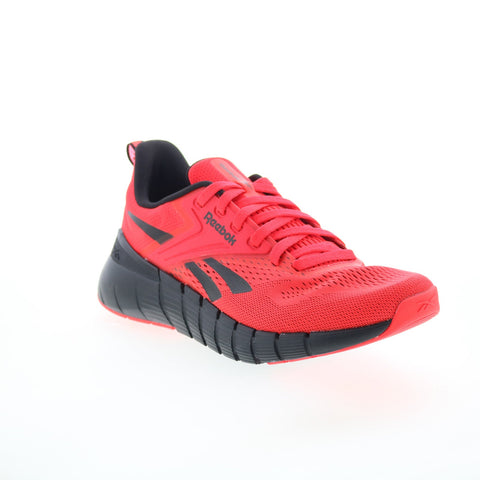 Reebok Nano Gym Mens Red Mesh Lace Up Athletic Cross Training Shoes