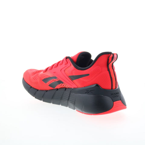 Reebok Nano Gym Mens Red Mesh Lace Up Athletic Cross Training Shoes