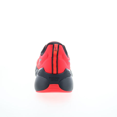 Reebok Nano Gym Mens Red Mesh Lace Up Athletic Cross Training Shoes
