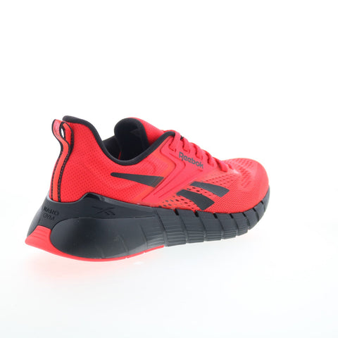 Reebok Nano Gym Mens Red Mesh Lace Up Athletic Cross Training Shoes