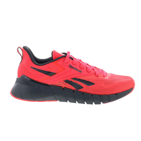 Reebok Nano Gym Mens Red Mesh Lace Up Athletic Cross Training Shoes
