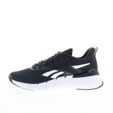 Reebok Nano Gym Mens Black Mesh Lace Up Athletic Cross Training Shoes