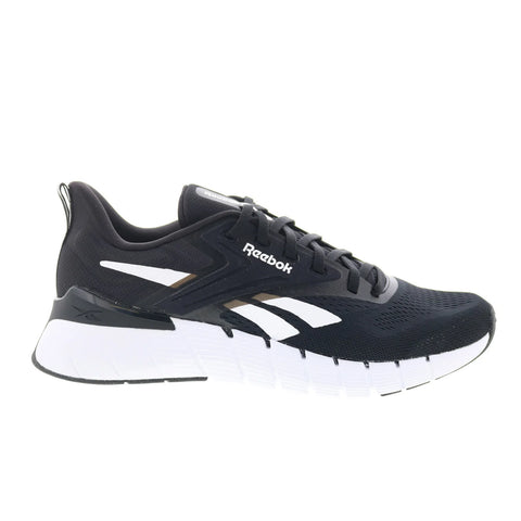 Reebok Nano Gym Mens Black Mesh Lace Up Athletic Cross Training Shoes