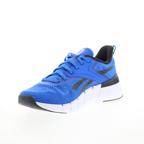 Reebok Nano Gym Mens Blue Mesh Lace Up Athletic Cross Training Shoes
