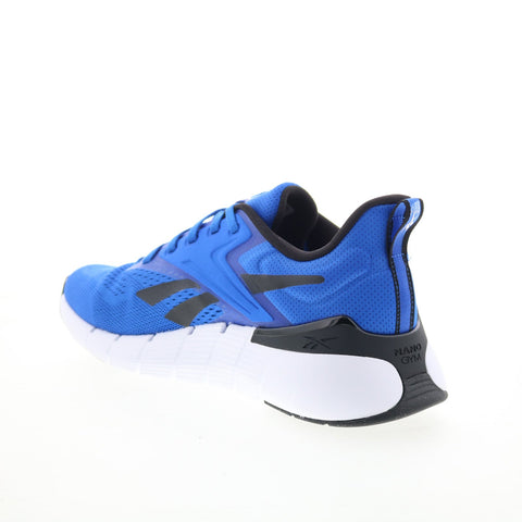 Reebok Nano Gym Mens Blue Mesh Lace Up Athletic Cross Training Shoes