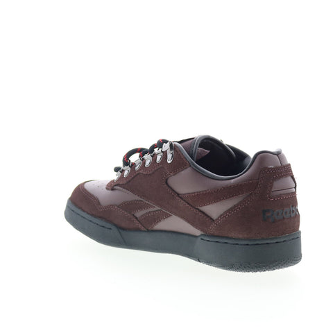 Reebok BB 4000 II Obey Mens Brown Suede Lace Up Lifestyle Sneakers Shoes