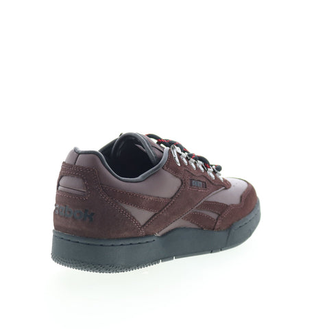 Reebok BB 4000 II Obey Mens Brown Suede Lace Up Lifestyle Sneakers Shoes