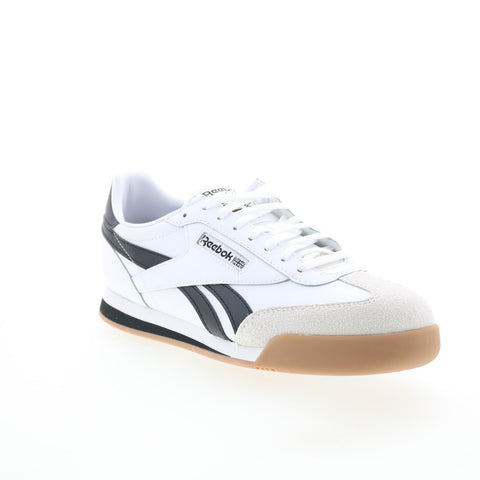 Reebok Campio XT Mens White Suede Lace Up Lifestyle Sneakers Shoes