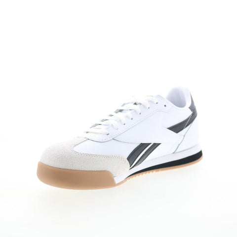 Reebok Campio XT Mens White Suede Lace Up Lifestyle Sneakers Shoes