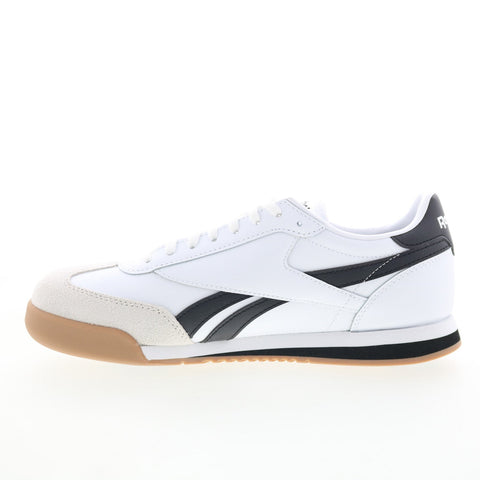 Reebok Campio XT Mens White Suede Lace Up Lifestyle Sneakers Shoes