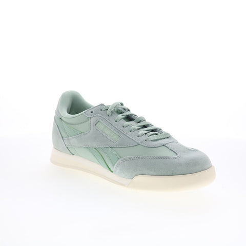 Reebok Campio XT Mens Green Suede Lace Up Lifestyle Sneakers Shoes