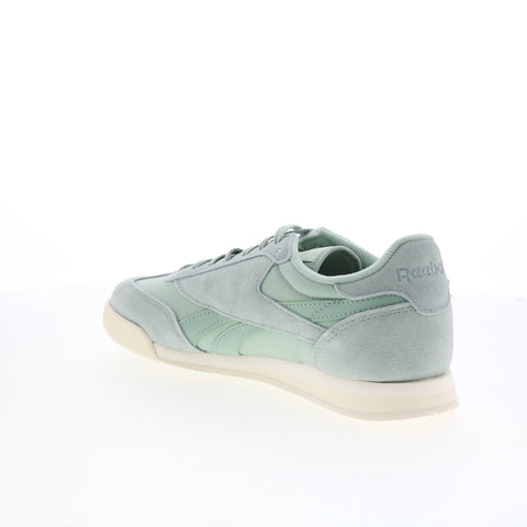 Reebok Campio XT Mens Green Suede Lace Up Lifestyle Sneakers Shoes