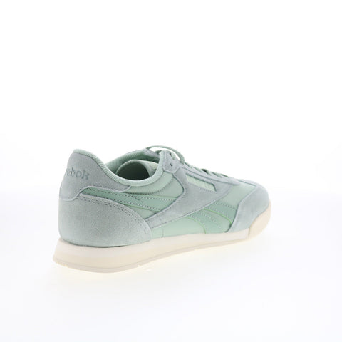 Reebok Campio XT Mens Green Suede Lace Up Lifestyle Sneakers Shoes