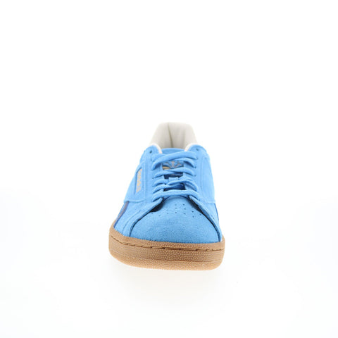 Reebok Club C Grounds UK Mens Blue Suede Lace Up Lifestyle Sneakers Shoes