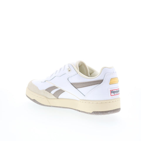 Reebok BB 4000 II Mens White Synthetic Lace Up Lifestyle Sneakers Shoes