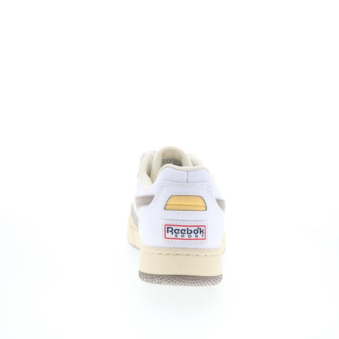 Reebok BB 4000 II Mens White Synthetic Lace Up Lifestyle Sneakers Shoes