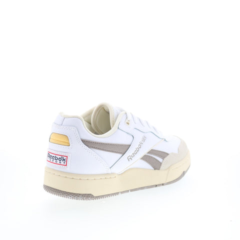 Reebok BB 4000 II Mens White Synthetic Lace Up Lifestyle Sneakers Shoes