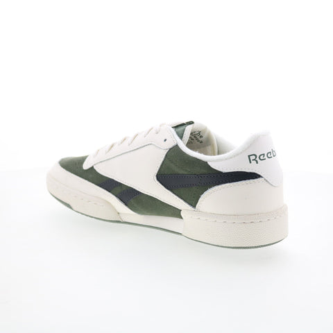 Reebok Club C Revenge Vintage II Mens Green Suede Lifestyle Sneakers Shoes