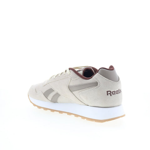 Reebok Glide Mens Gray Suede Lace Up Lifestyle Sneakers Shoes