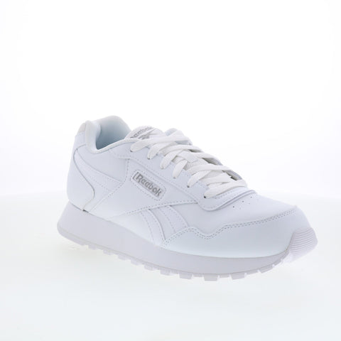 Reebok Glide Wide 4E Mens White Extra Wide 4E Lifestyle Sneakers Shoes