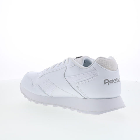 Reebok Glide Wide 4E Mens White Extra Wide 4E Lifestyle Sneakers Shoes