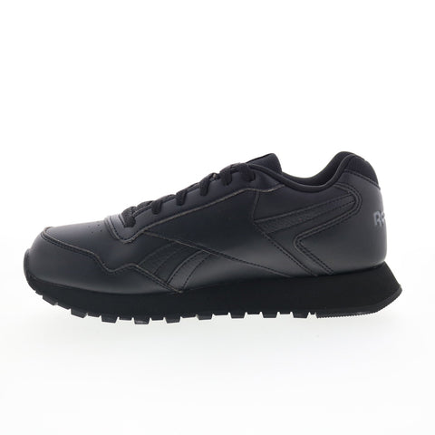 Reebok Glide Wide 4E Mens Black Extra Wide 4E Lifestyle Sneakers Shoes