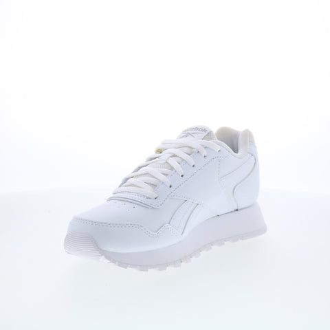 Reebok Glide Wide D Womens White Wide Synthetic Lifestyle Sneakers Shoes