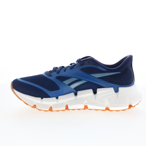Reebok Floatzig 2 Mens Blue Mesh Lace Up Athletic Running Shoes