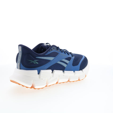 Reebok Floatzig 2 Mens Blue Mesh Lace Up Athletic Running Shoes