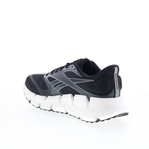 Reebok Floatzig 2 Mens Black Canvas Lace Up Athletic Running Shoes