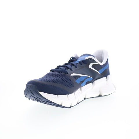 Reebok Floatzig 1 Mens Blue Mesh Lace Up Athletic Running Shoes