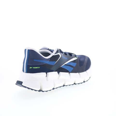 Reebok Floatzig 1 Mens Blue Mesh Lace Up Athletic Running Shoes