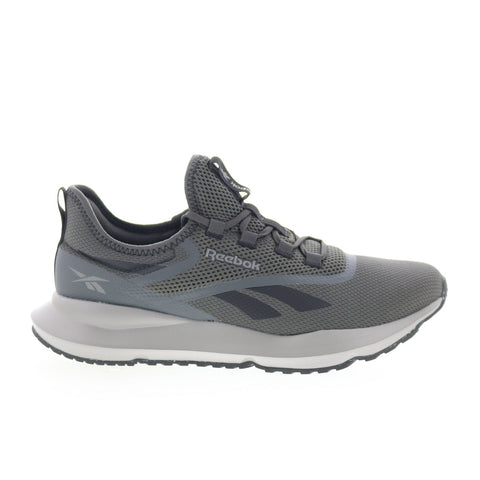 Reebok Cityride Mens Gray Canvas Lace Up Athletic Running Shoes