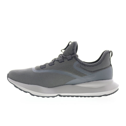 Reebok Cityride Mens Gray Canvas Lace Up Athletic Running Shoes