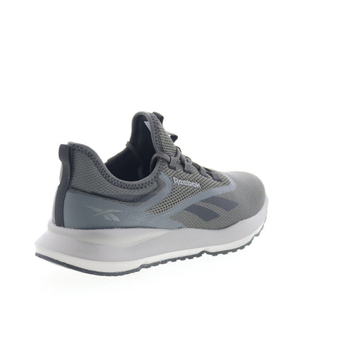 Reebok Cityride Mens Gray Canvas Lace Up Athletic Running Shoes