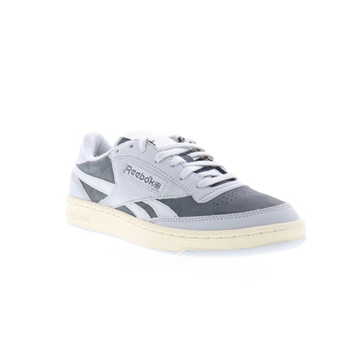 Reebok Club C Revenge Vintage II Mens Gray Leather Lifestyle Sneakers Shoes