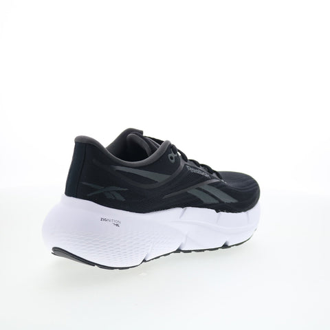Reebok Zignition Womens Black Canvas Lace Up Athletic Running Shoes