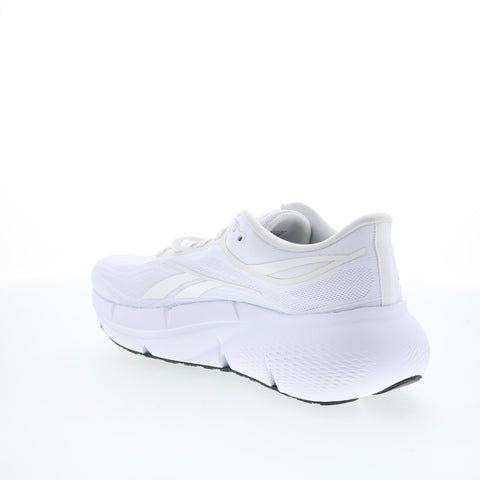 Reebok Zignition Womens White Canvas Lace Up Athletic Running Shoes